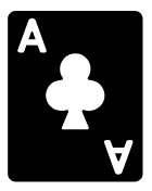 Ace Card Black